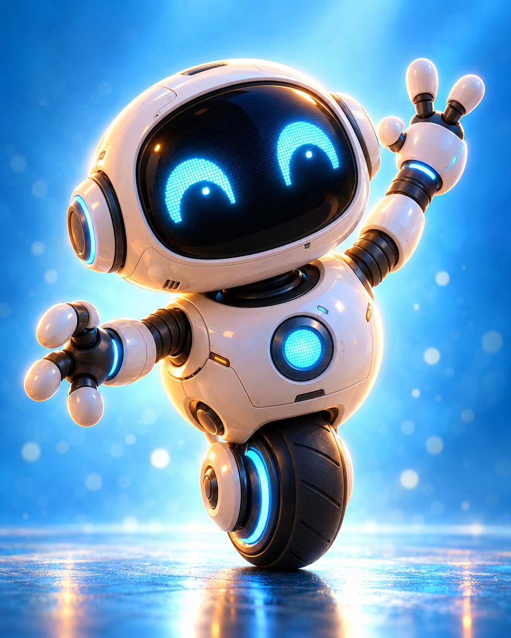 Pixel, the eager little robot